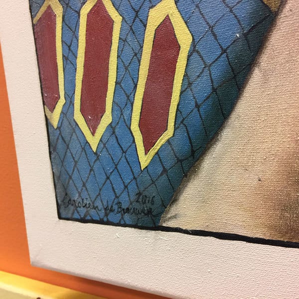 Schilderij Schoppenvrouw