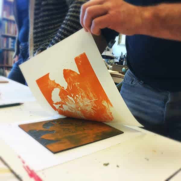 Workshop Linoleum
