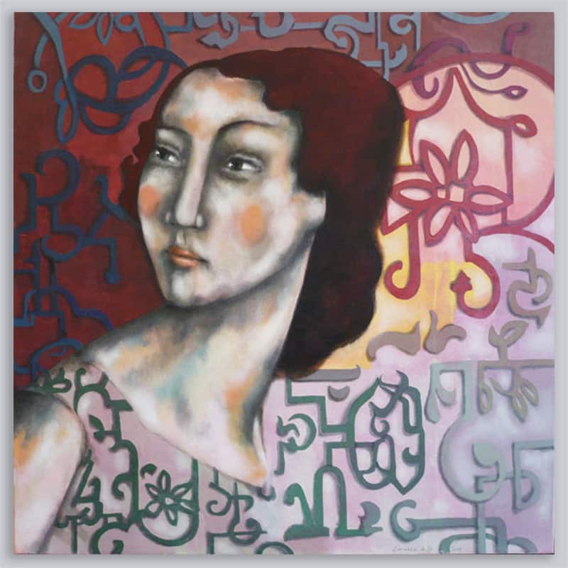 Schilderij Achtergrondpatroon