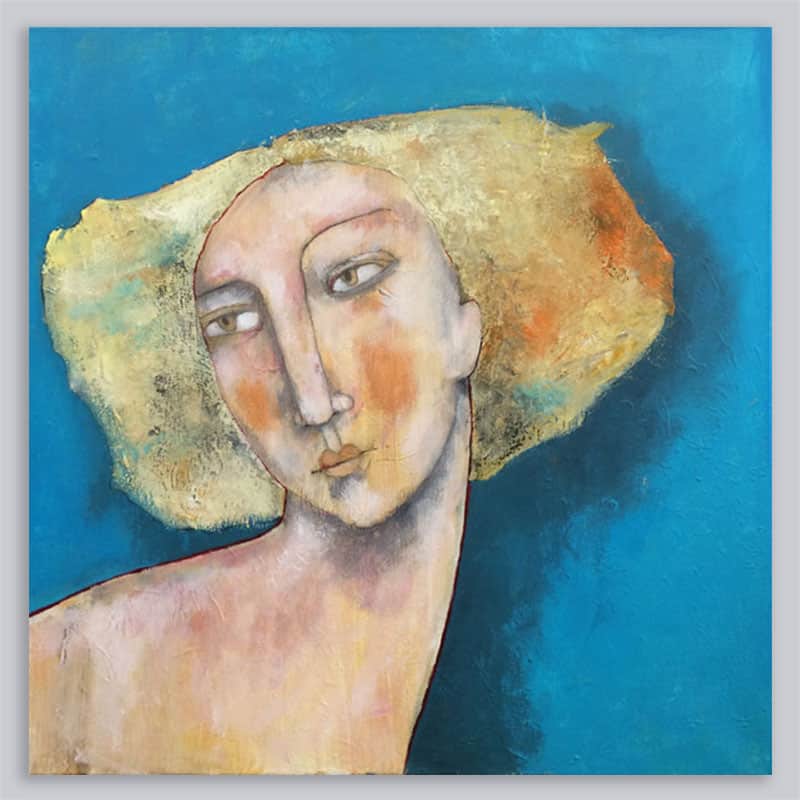 Schilderij Januarivrouw